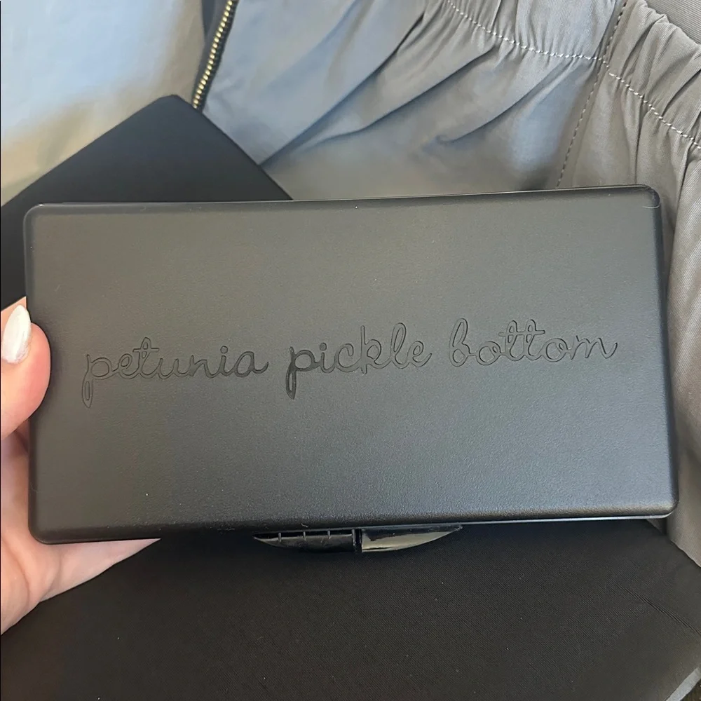 Petunia Pickle Bottom Black Boxy Backpack Diaper Bag